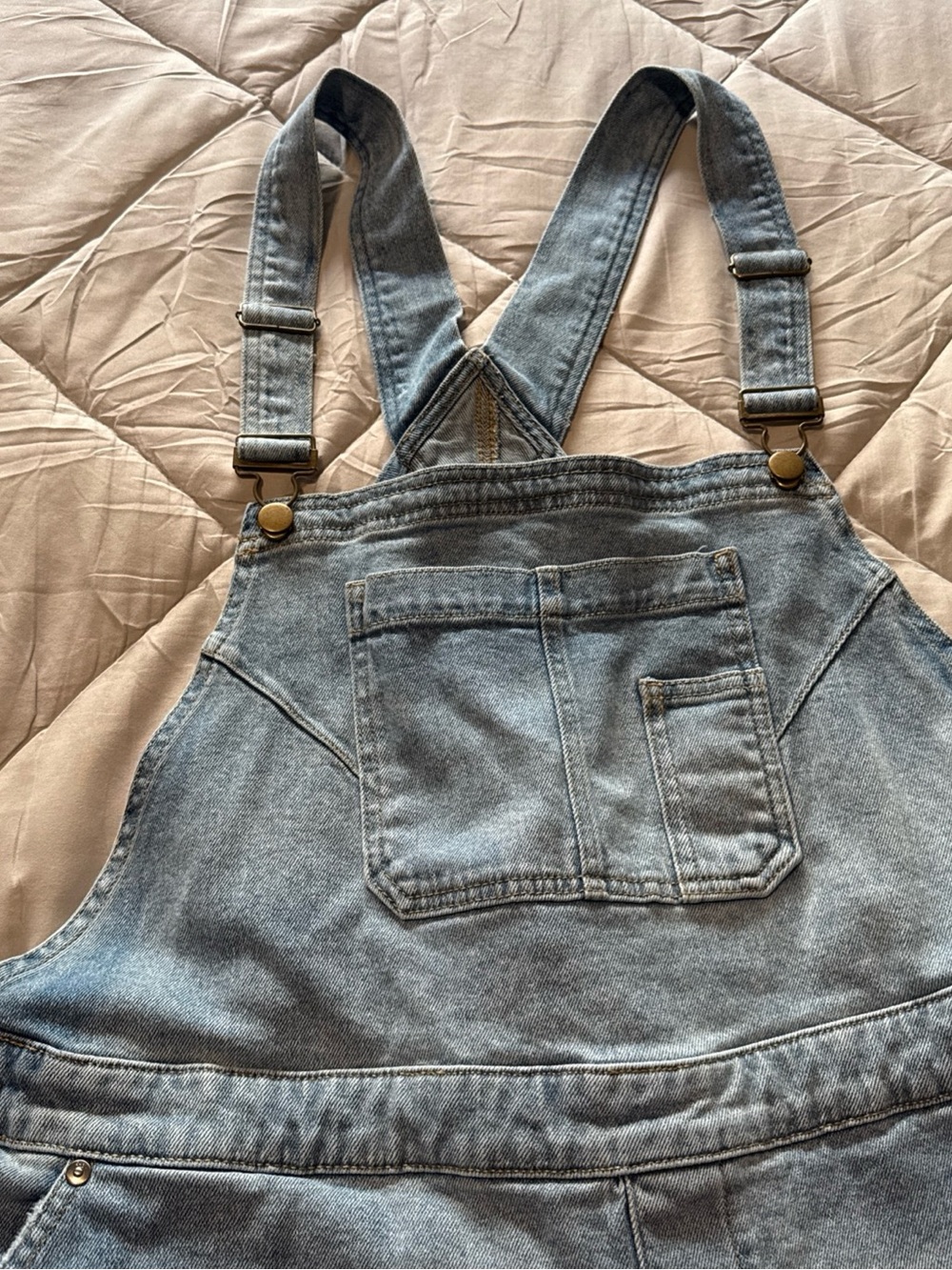 Lane Bryant Light Blue Denim Overalls - Picture 2 of 7